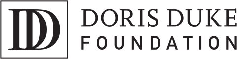 logo in black stacked text for the Doris Duke Foundation
