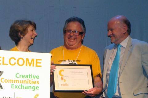 Robert McBride receives NEFA Creative Economy Award for RAMP
