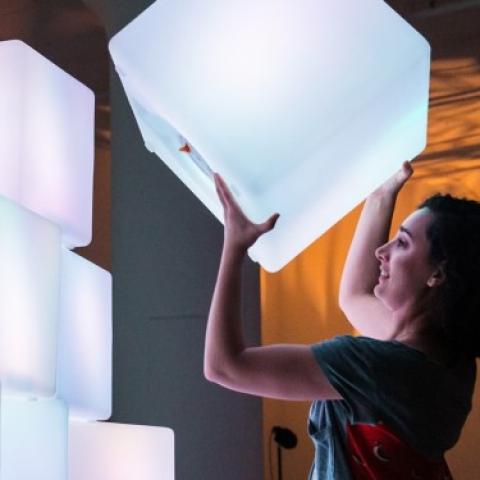 Ryan Edwards' SOUND/SCULPTURE | Photo: Aram Boghosian