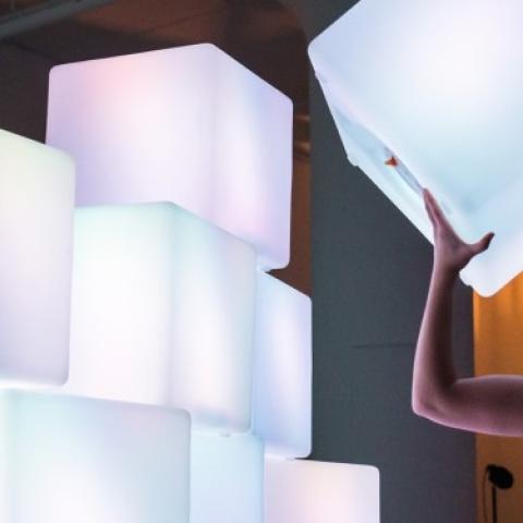 Ryan Edwards' SOUND/SCULPTURE | Photo: Aram Boghosian